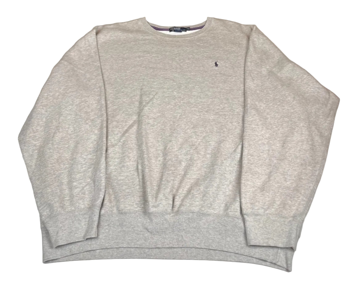 Vintage Polo Ralph Lauren Navy Pony Logo Crewneck Sweatshirt