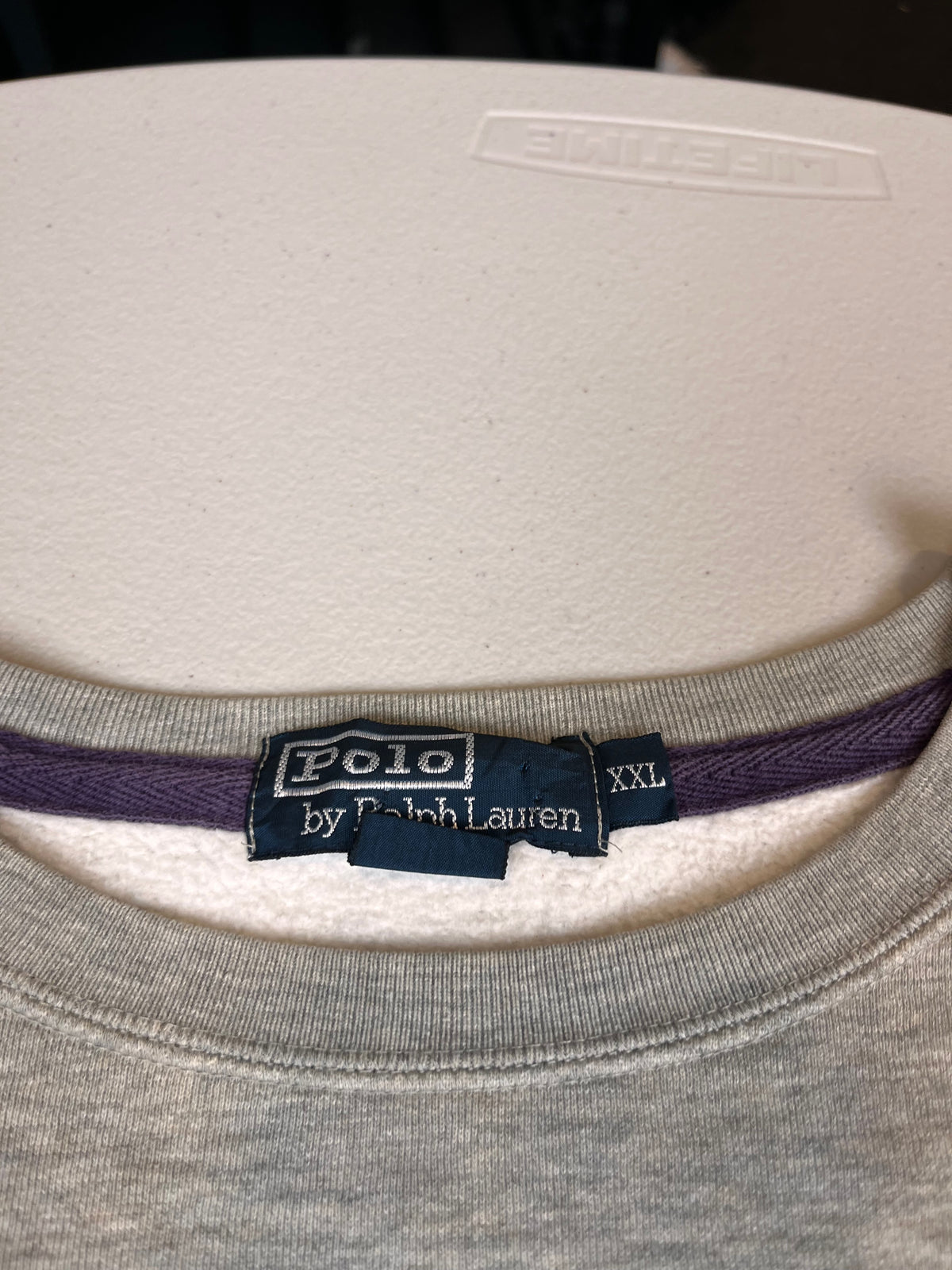Vintage Polo Ralph Lauren Navy Pony Logo Crewneck Sweatshirt