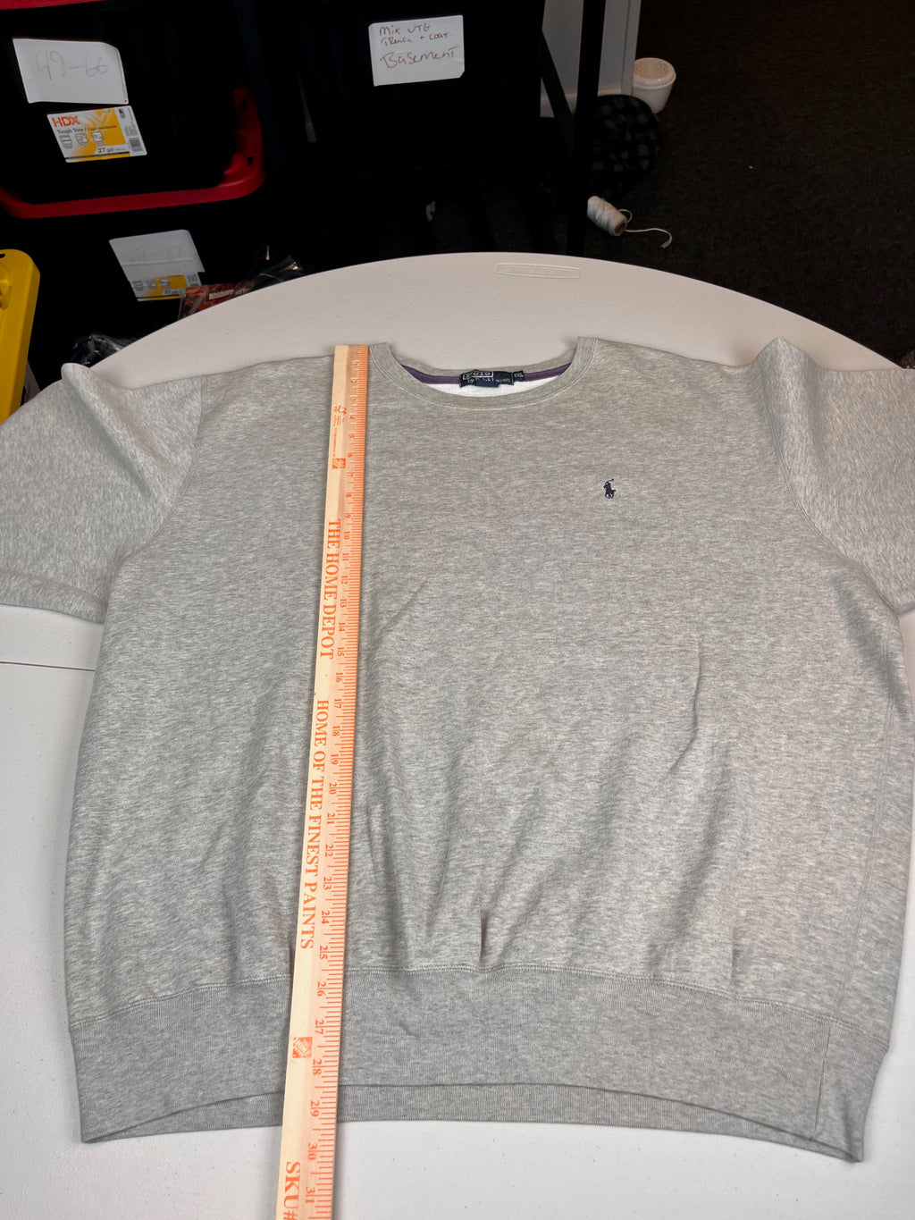 Vintage Polo Ralph Lauren Navy Pony Logo Crewneck Sweatshirt