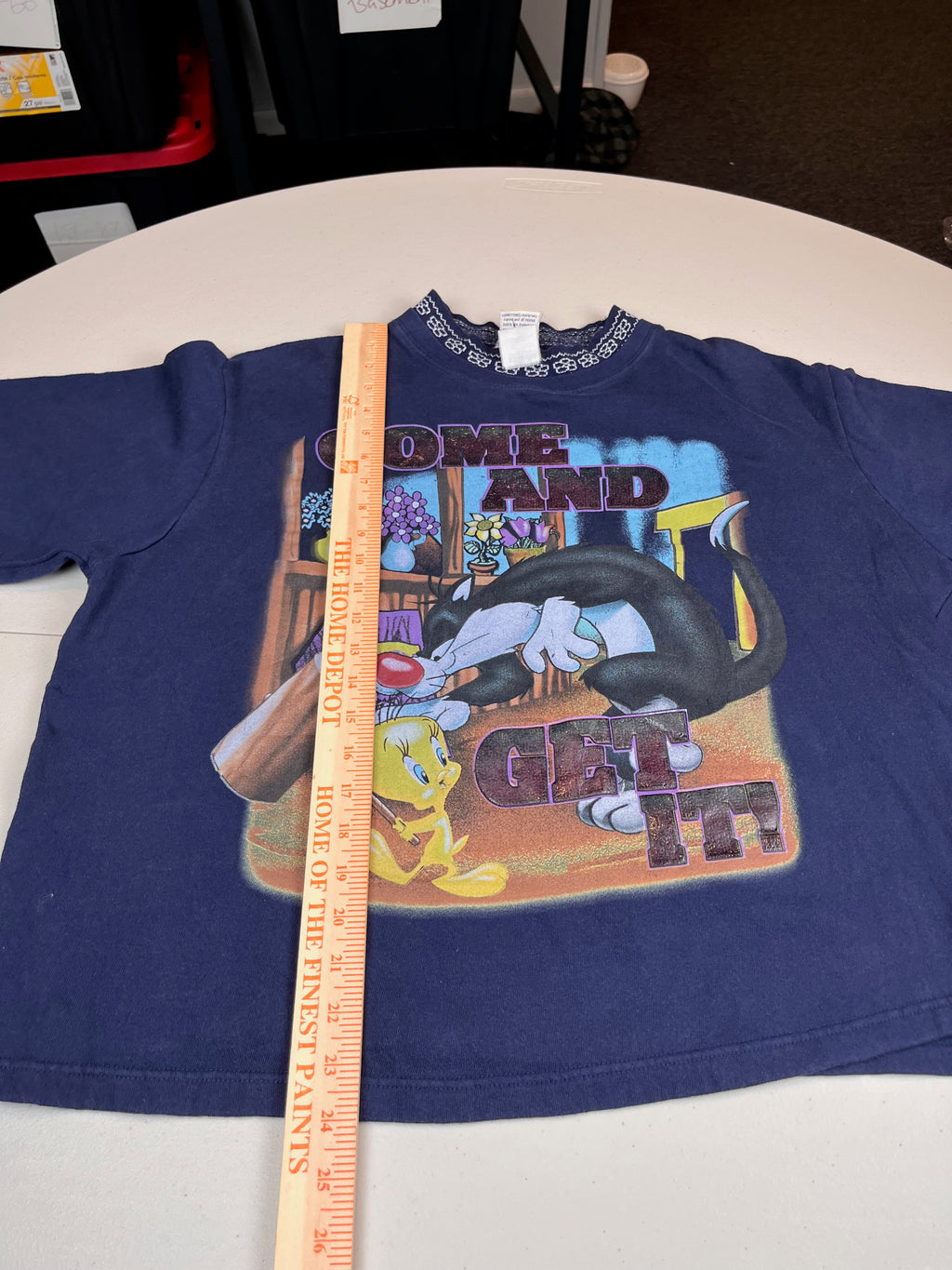 Vintage Looney Tunes Sylvester Tweety "Come and Get It" Sweatshirt