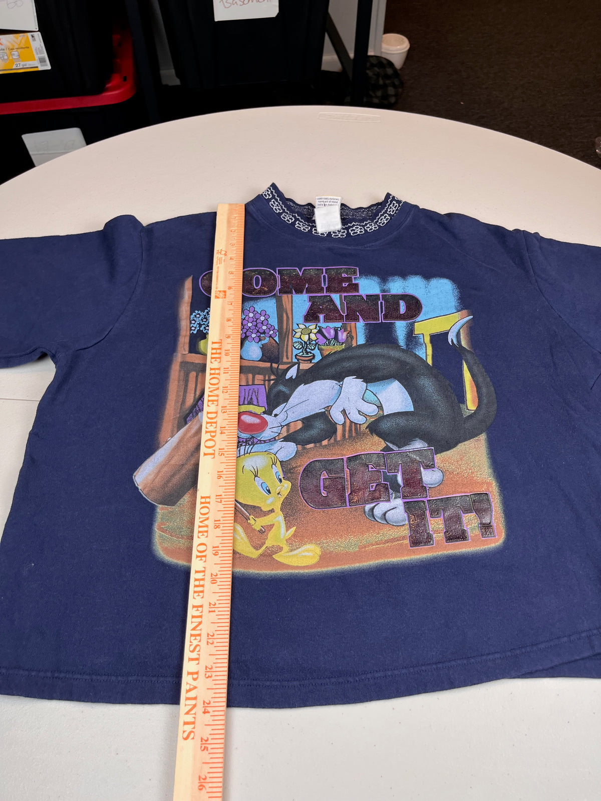 Vintage Looney Tunes Sylvester Tweety "Come and Get It" Sweatshirt