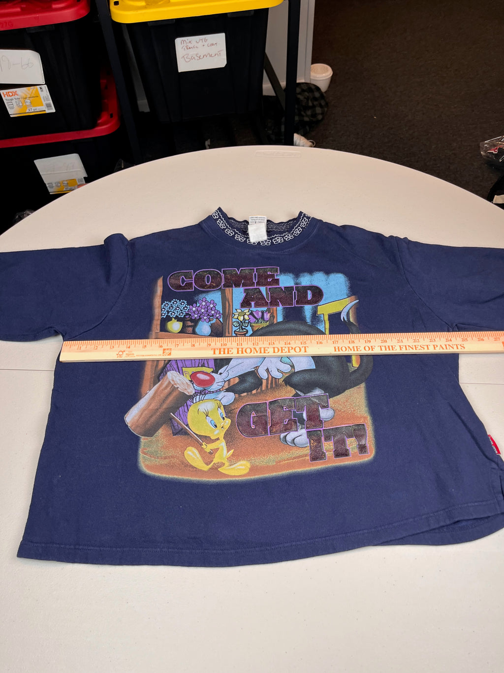 Vintage Looney Tunes Sylvester Tweety "Come and Get It" Sweatshirt