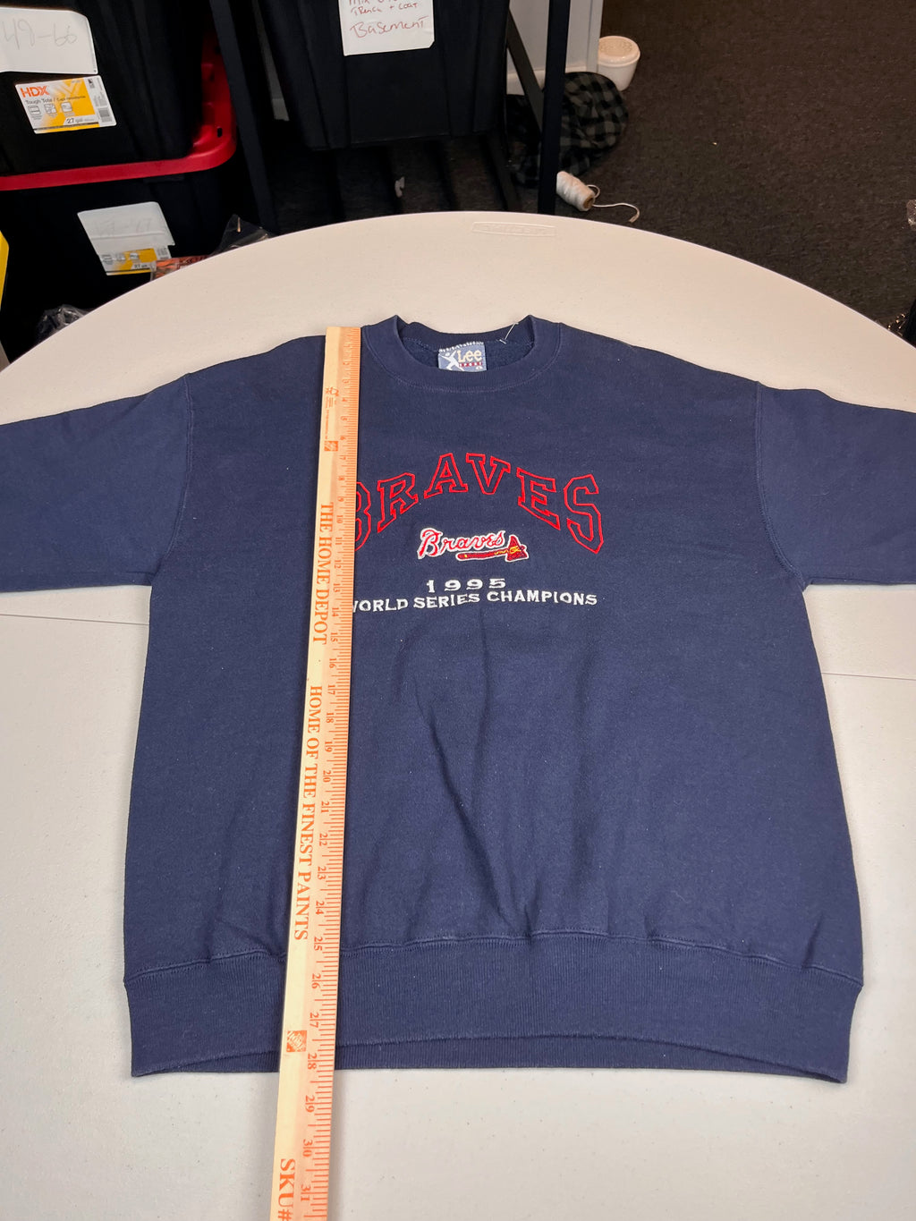 Vintage 1995 Atlanta Braves World Series Champions Sweatshirt