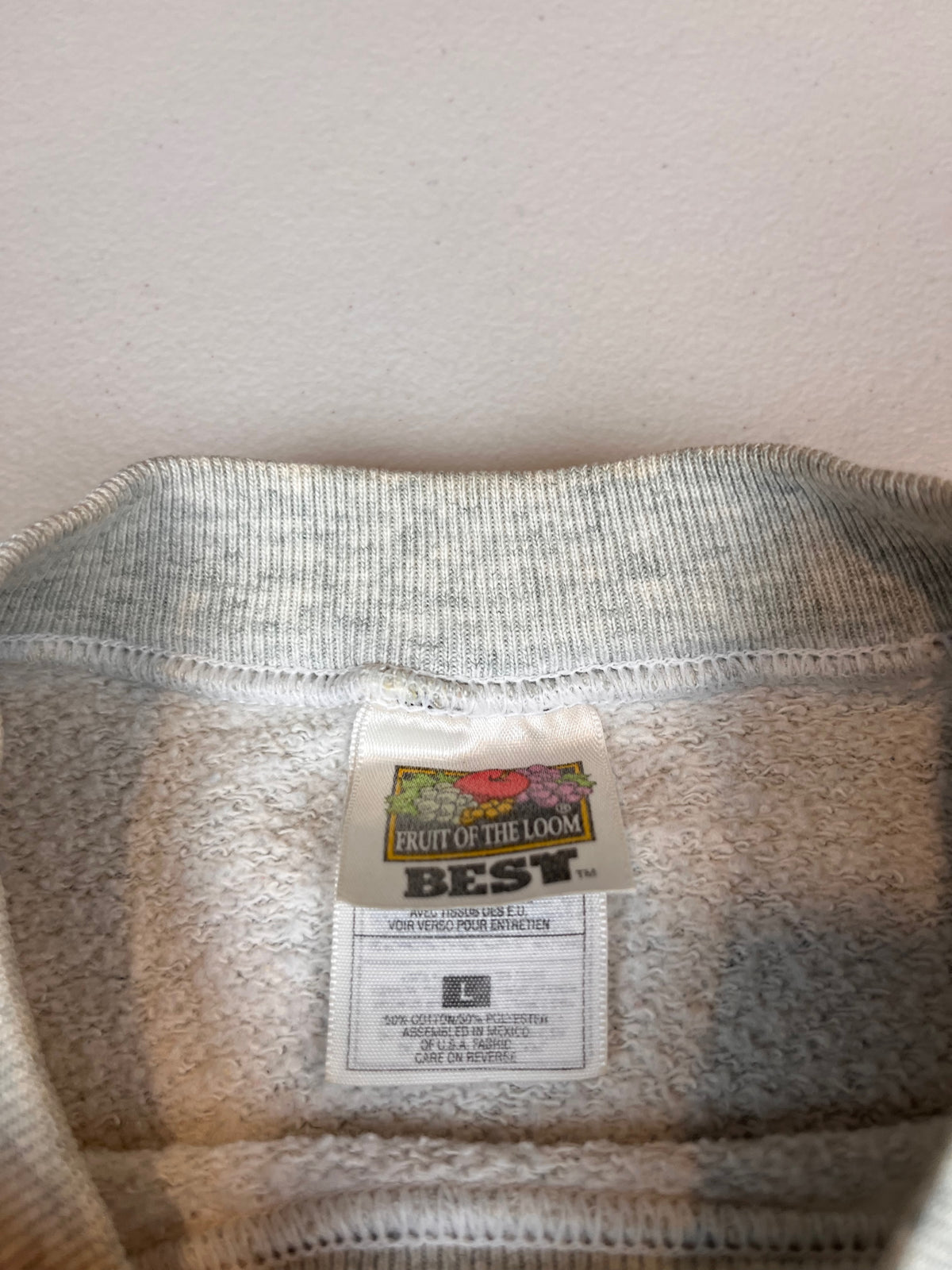 Vintage Pepsi Arch Logo Embroidered Crewneck Sweatshirt Light