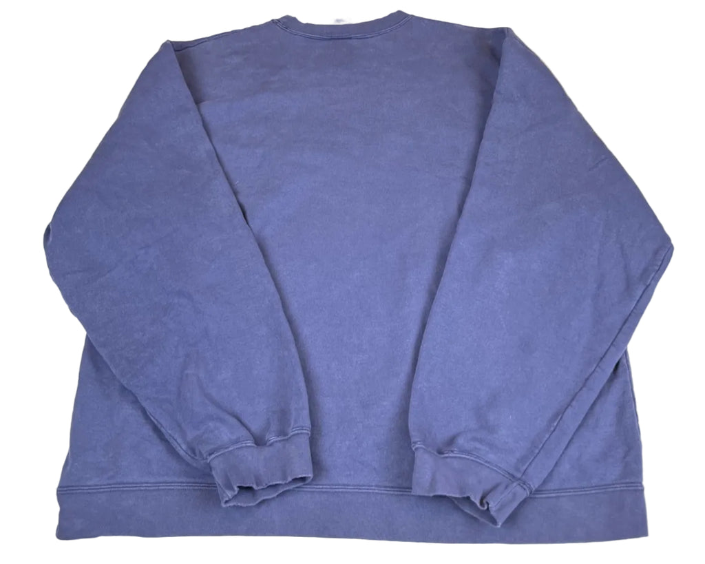Vintage Adidas Center Logo Faded Blue Crewneck Sweatshirt