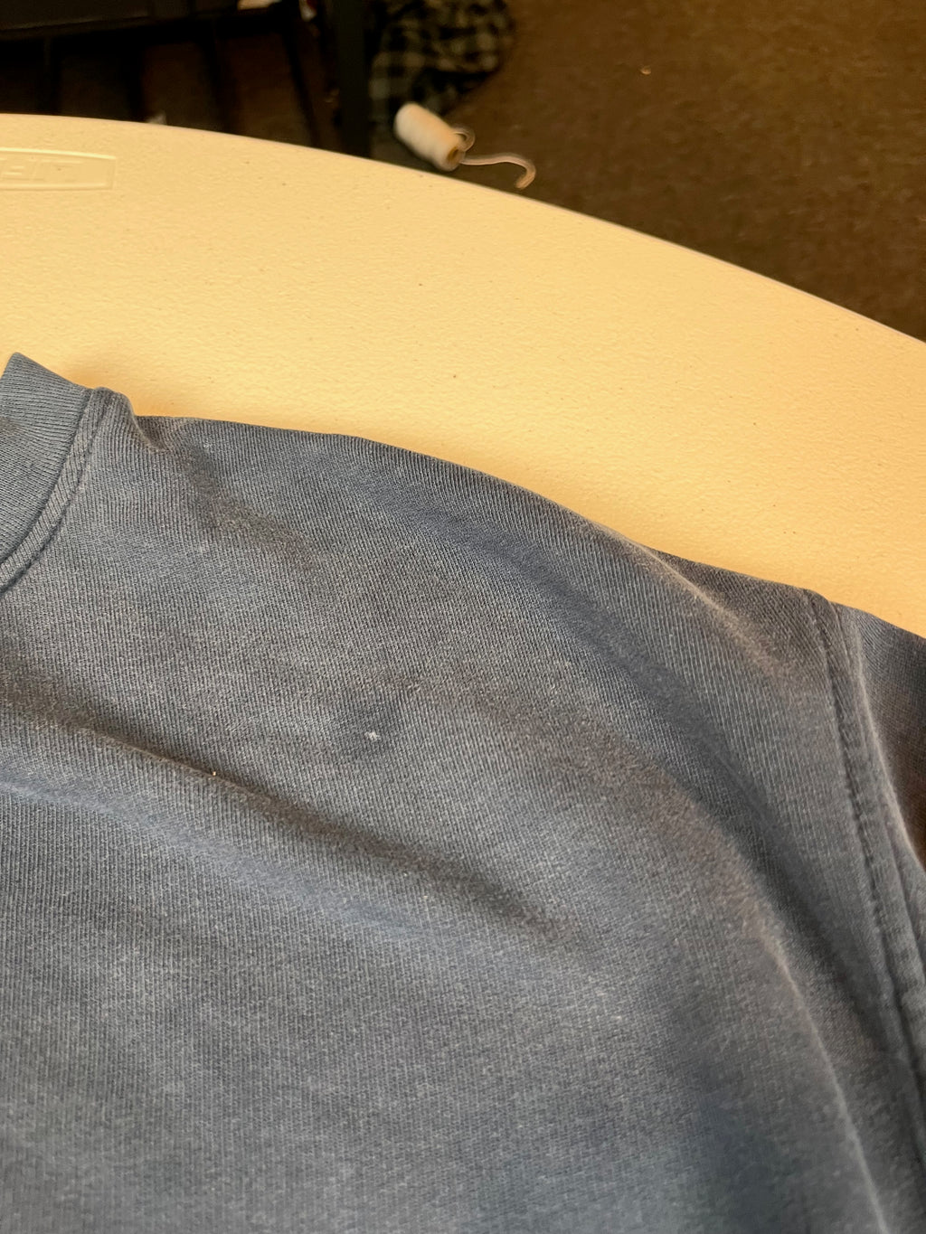 Vintage Nike Swoosh Center Logo Crewneck Sweatshirt Faded Blue