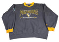 Vintage Pittsburgh Penguins NHL Graphic Crewneck Sweatshirt Black/Yellow