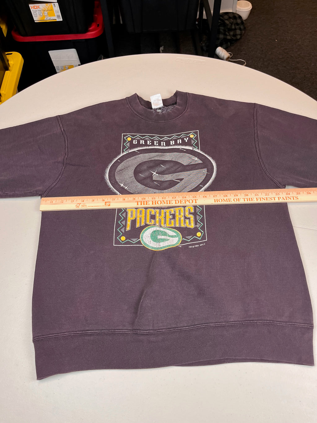 Vintage Green Bay Packers Graphic Crewneck Sweatshirt