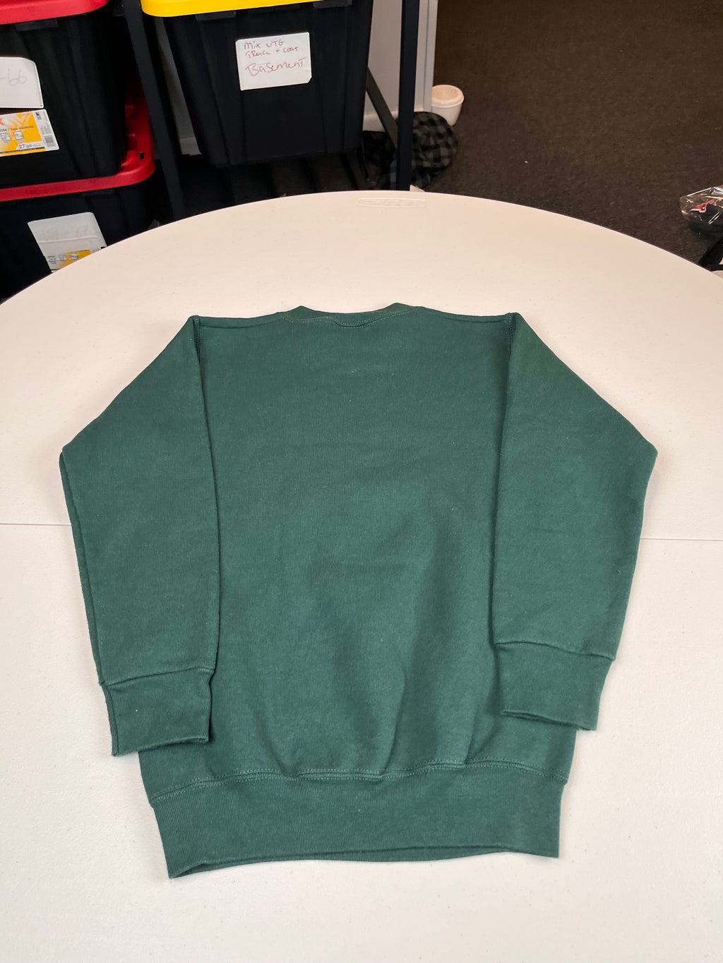 Vintage Green Bay Packers Logo Graphic Crewneck Sweatshirt