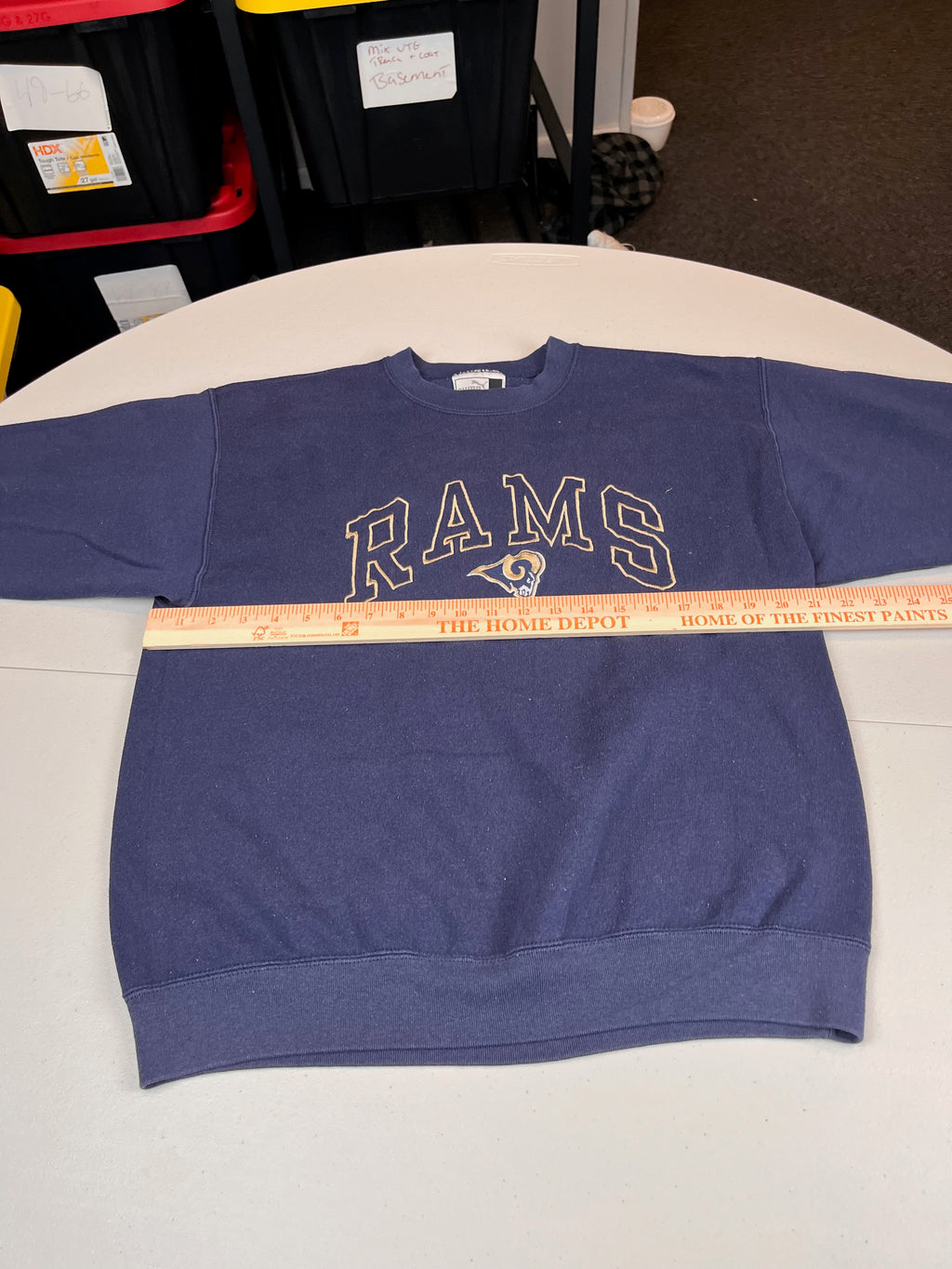 Vintage St. Louis Rams NFL Graphic Crewneck Sweatshirt