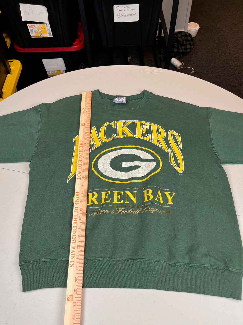 Vintage Green Bay Packers NFL Logo Crewneck Sweatshirt