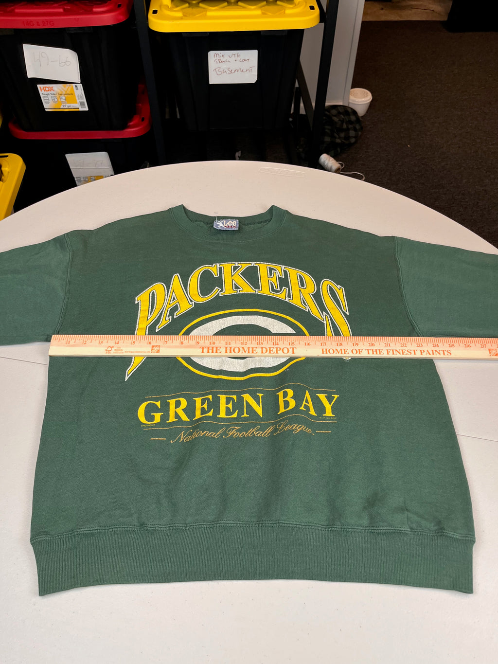 Vintage Green Bay Packers NFL Logo Crewneck Sweatshirt