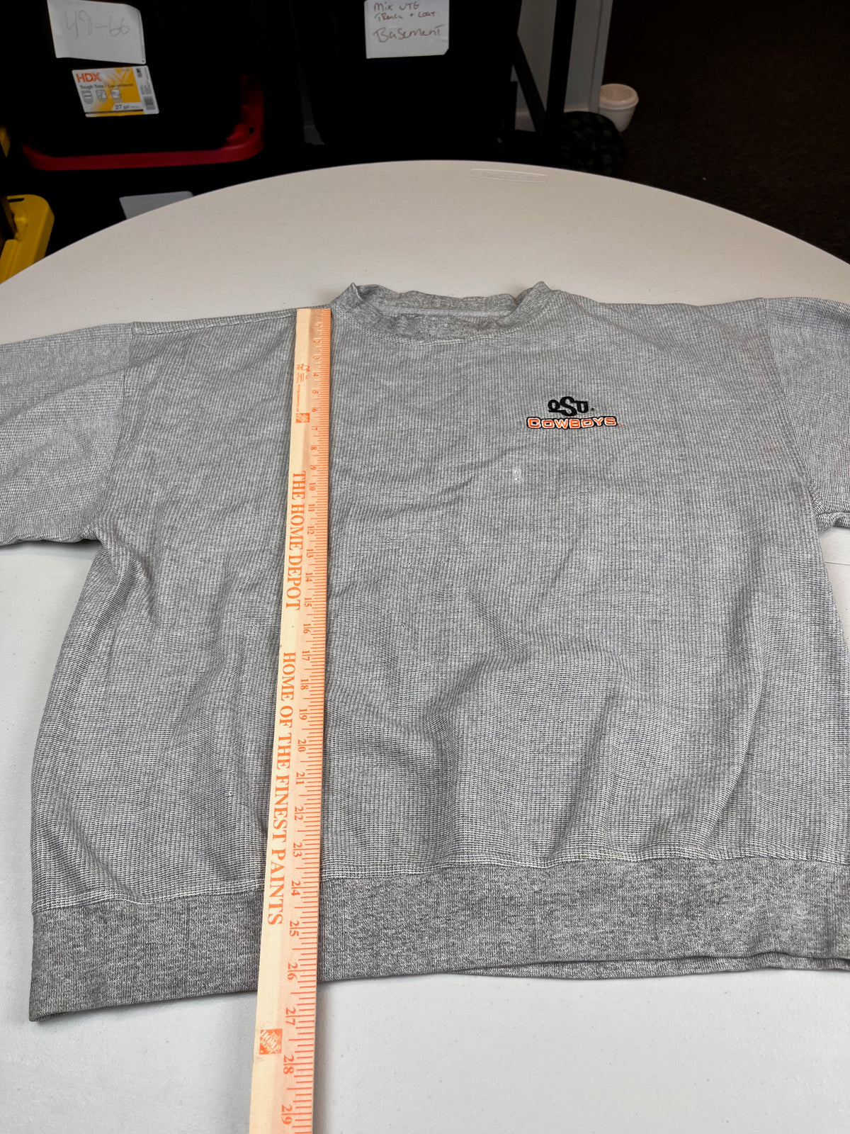 Vintage OSU Oklahoma State Cowboys Textured Sweatshirt