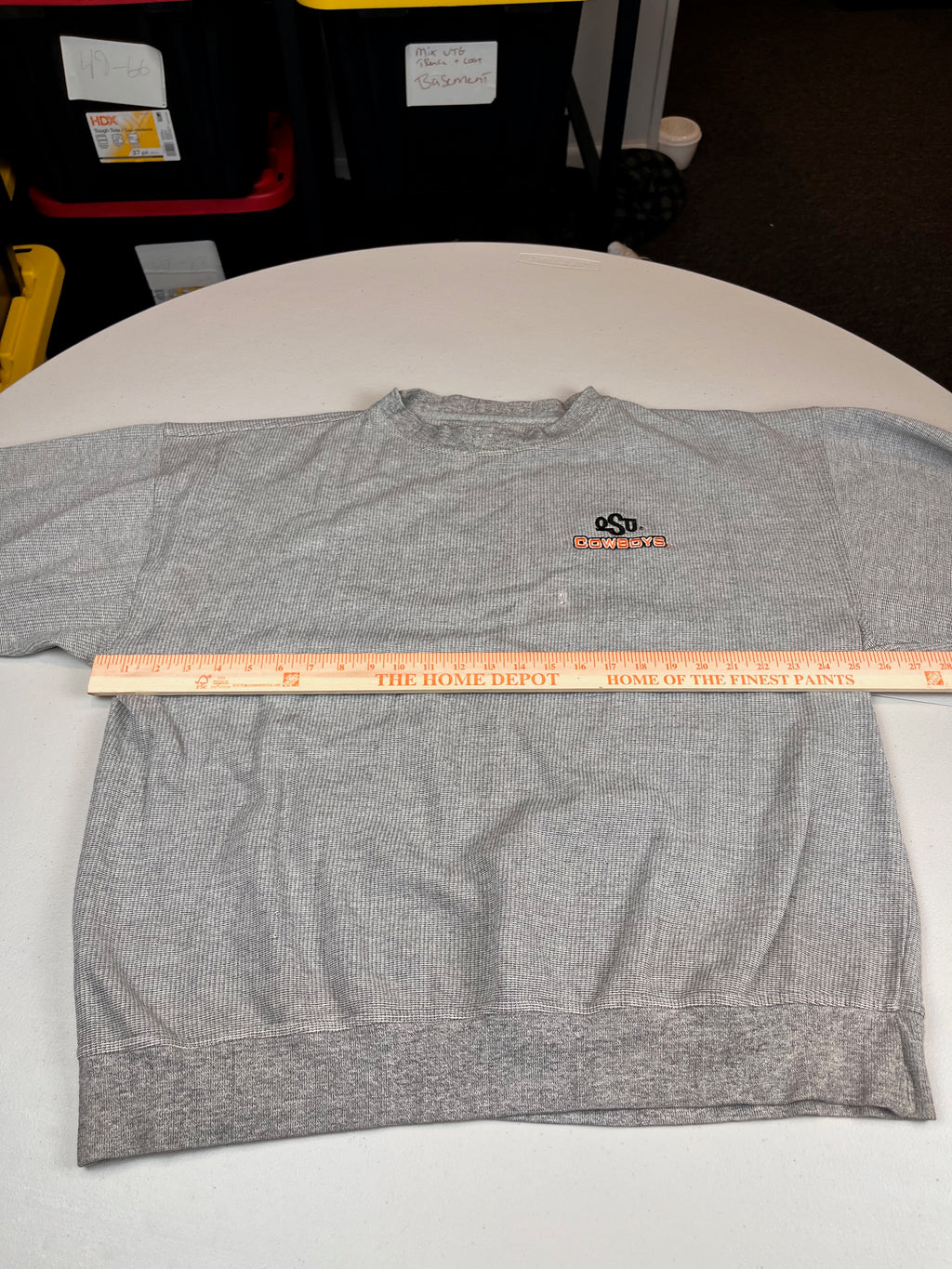 Vintage OSU Oklahoma State Cowboys Textured Sweatshirt