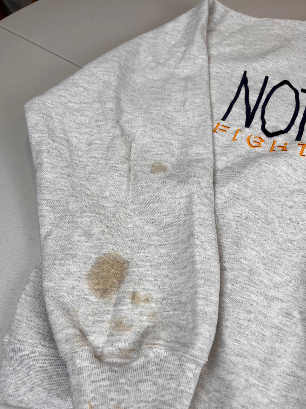 Vintage Notre Dame Fighting Irish Spellout Sweatshirt