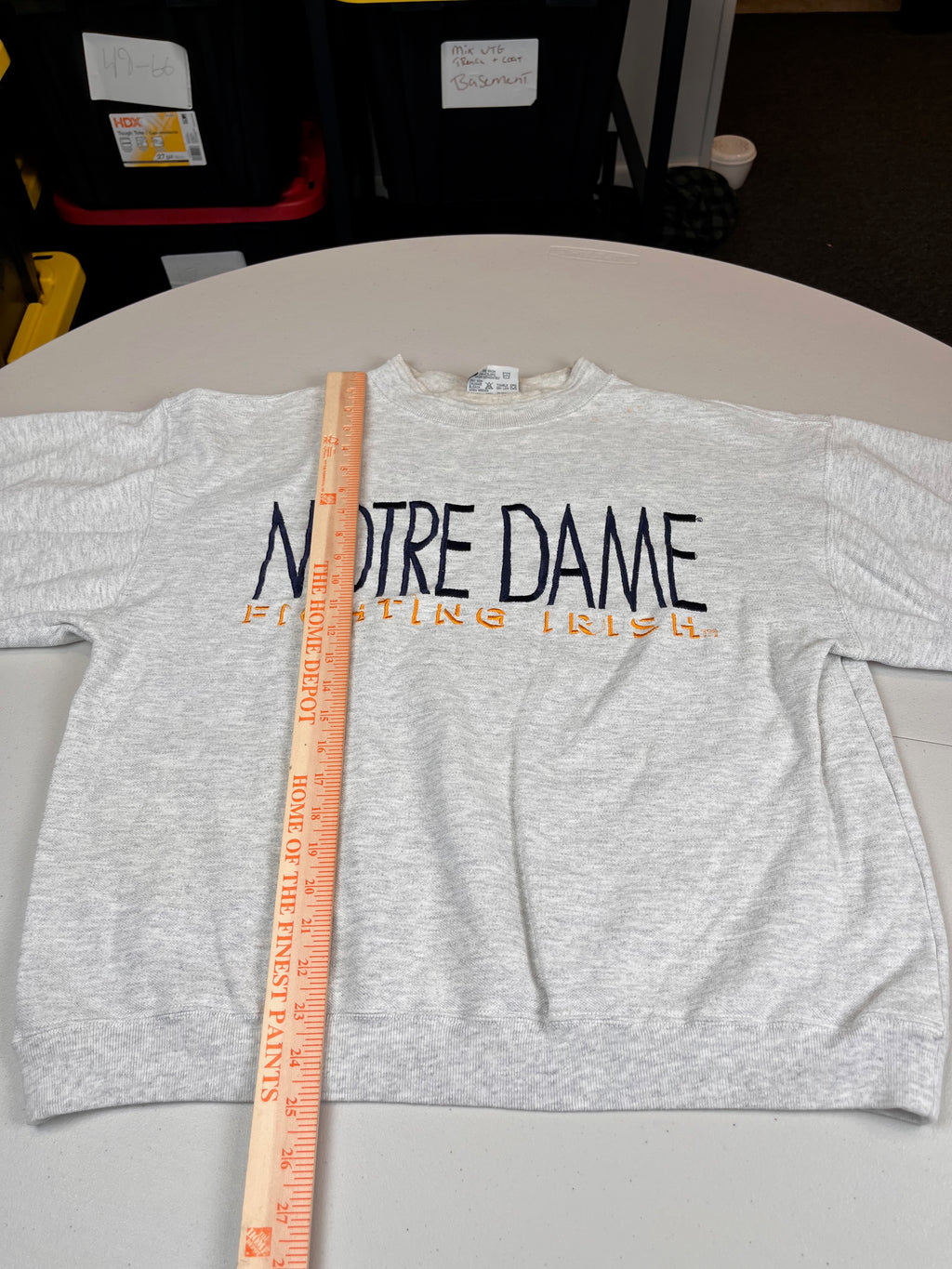 Vintage Notre Dame Fighting Irish Spellout Sweatshirt