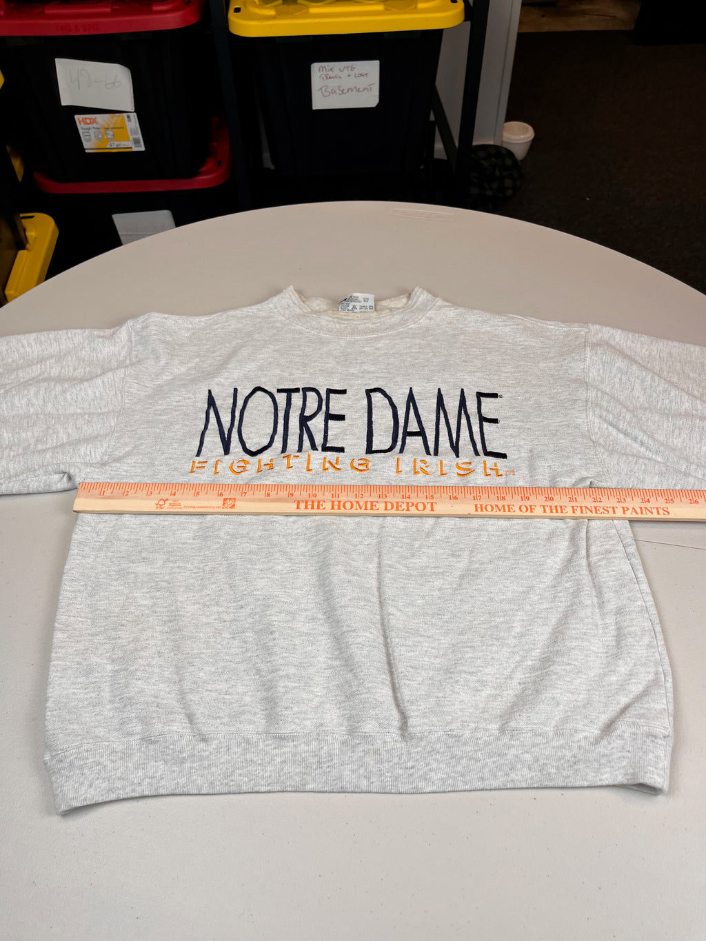 Vintage Notre Dame Fighting Irish Spellout Sweatshirt