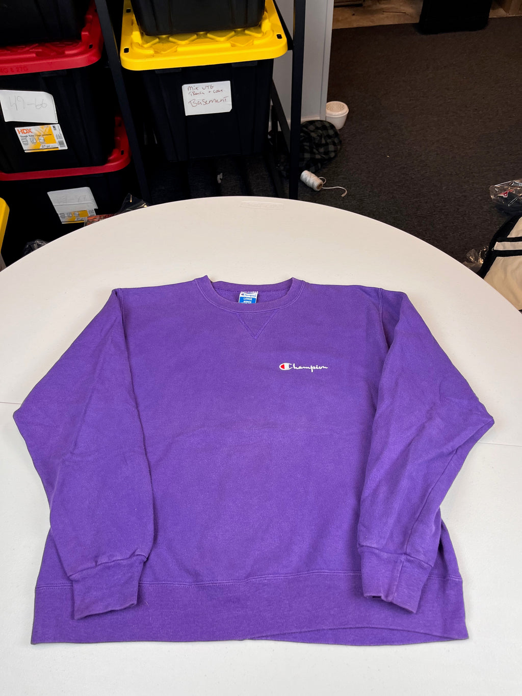 Vintage Champion Script Logo Crewneck Sweatshirt
