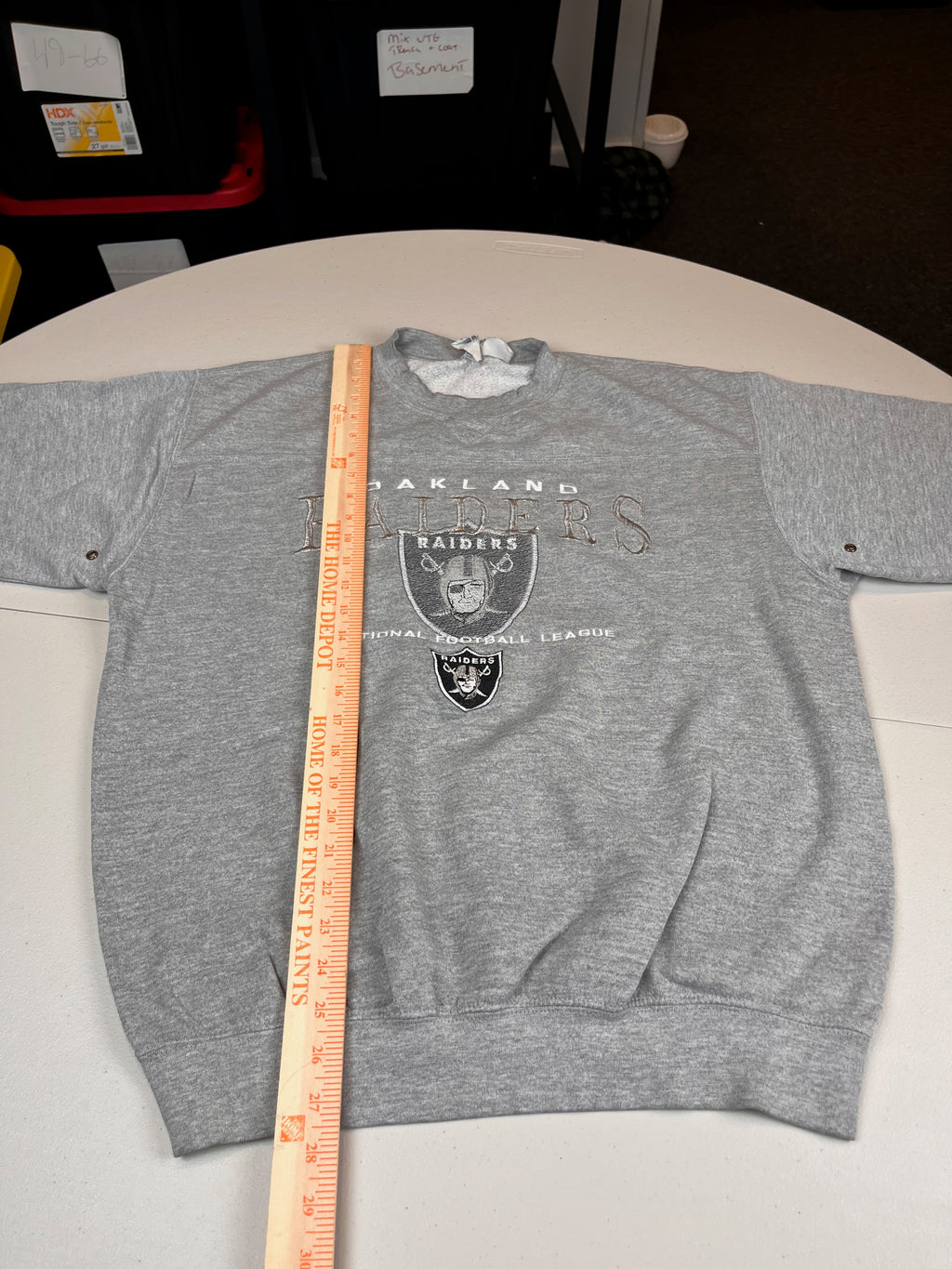 Vintage Oakland Raiders NFL Faded Graphic Sweatshirt