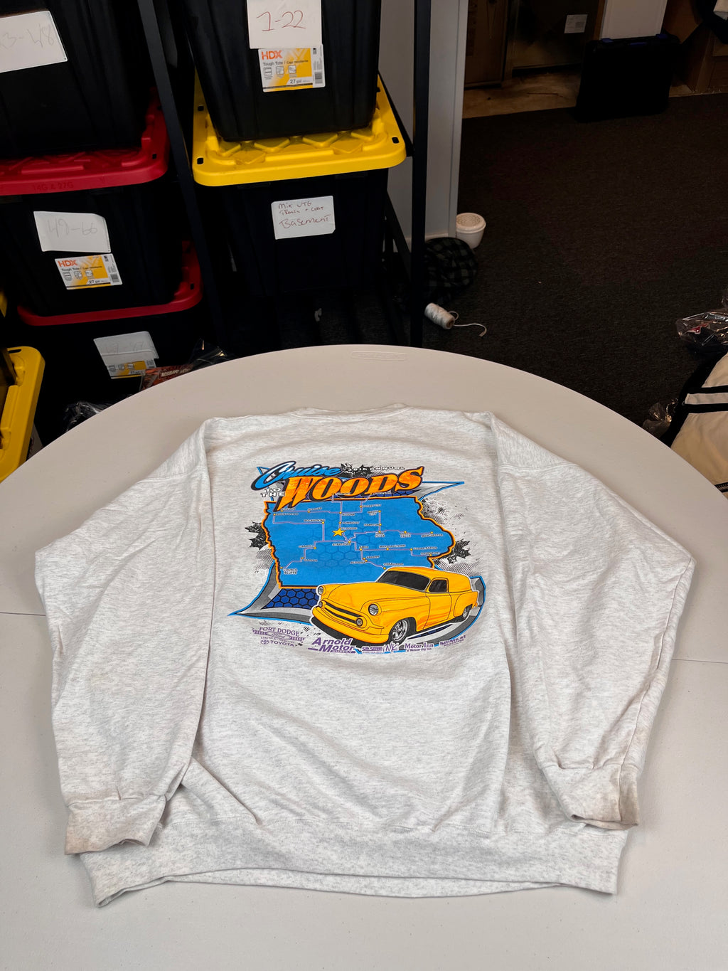 Vintage 2011 Cruise To The Woods Car Show Graphic Sweatshirt