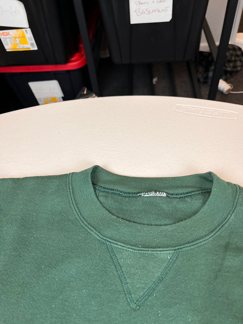 Vintage Michigan State Spartans Embroidered Crewneck Sweatshirt