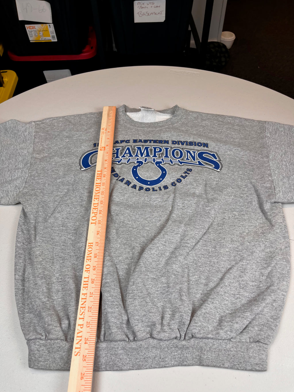 Vintage 1999 Indianapolis Colts AFC Division Champions Sweatshirt