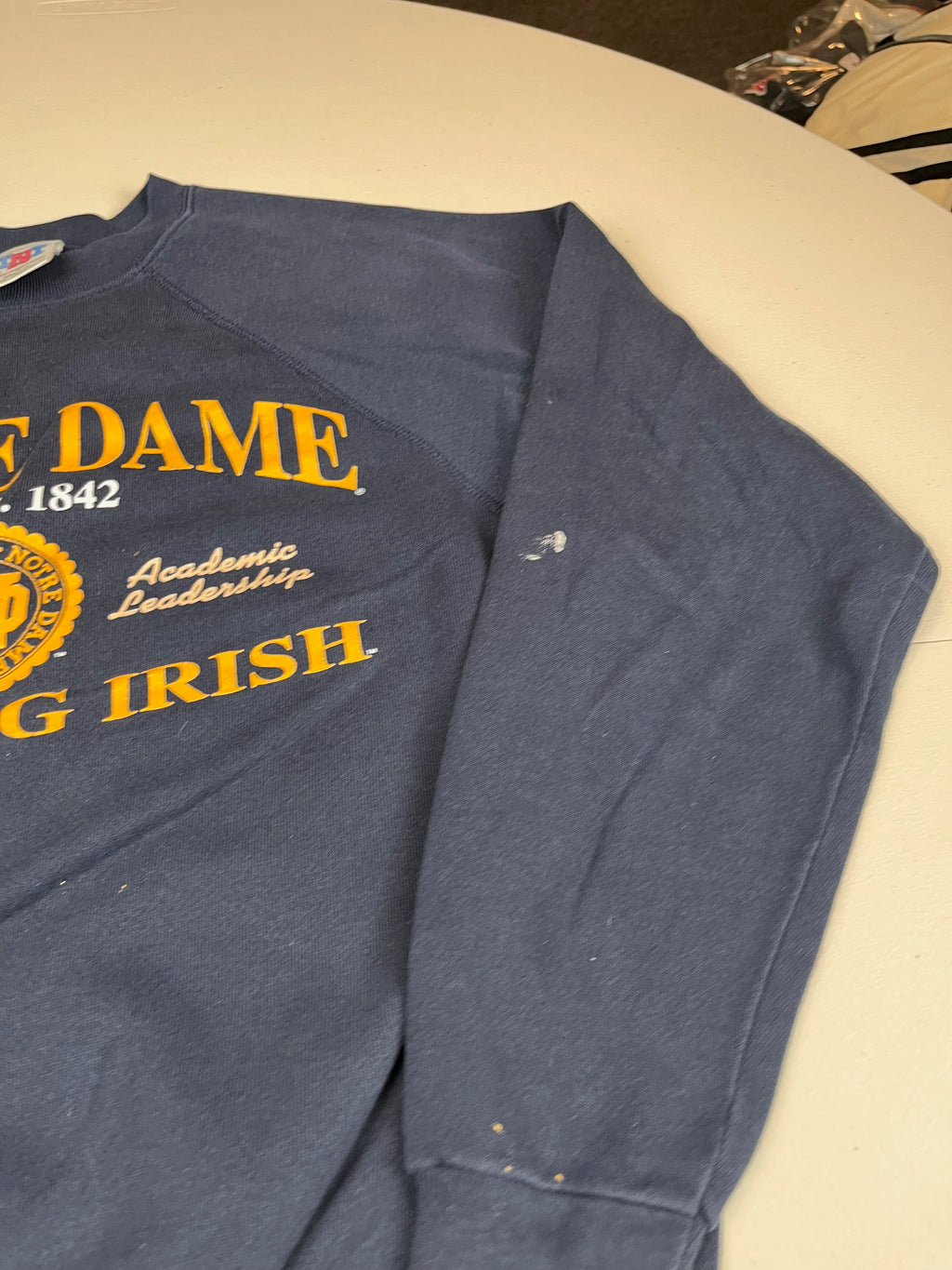 Vintage Notre Dame Fighting Irish Graphic Sweatshirt