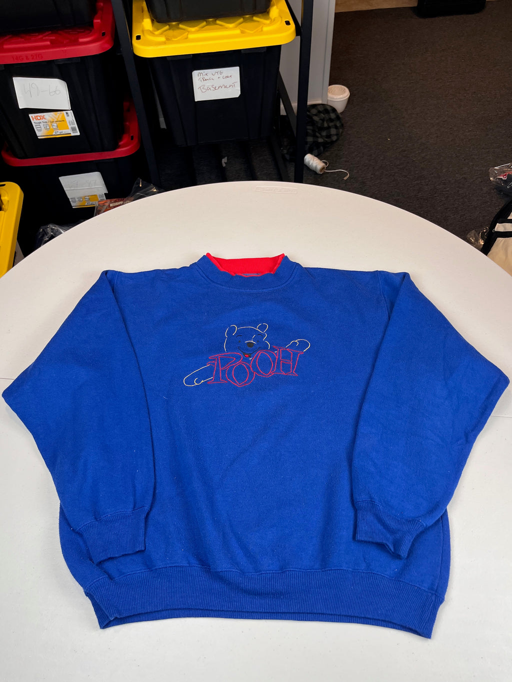 Vintage Winnie the Pooh Embroidered Sweatshirt