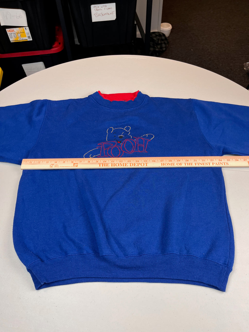 Vintage Winnie the Pooh Embroidered Sweatshirt