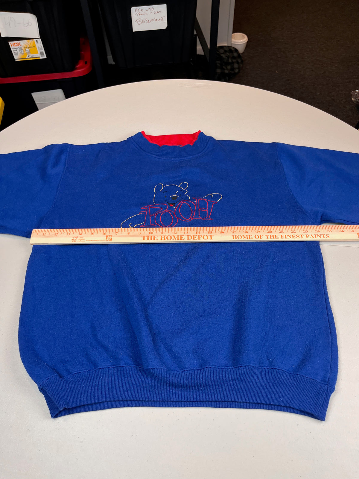 Vintage Winnie the Pooh Embroidered Sweatshirt