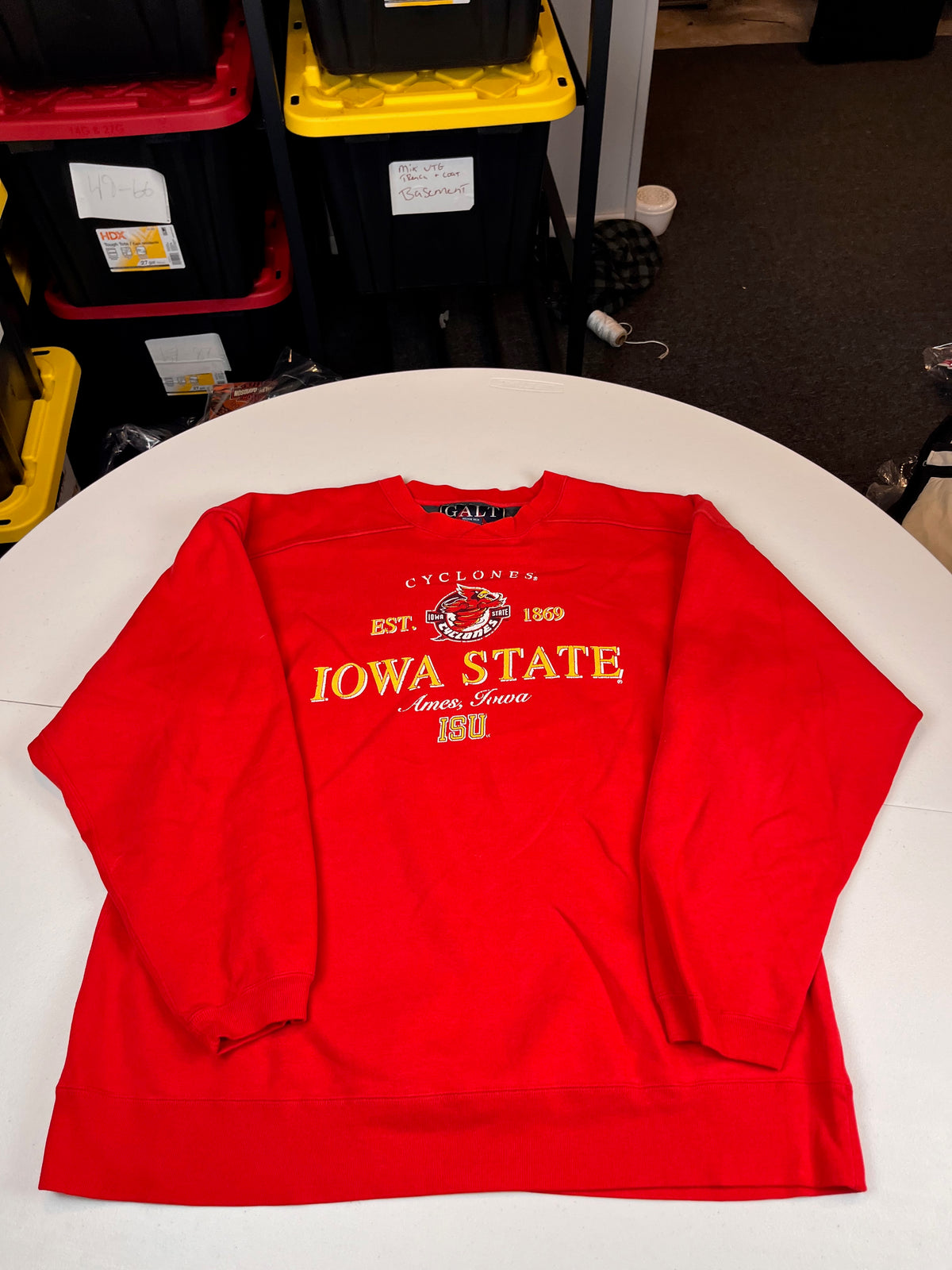 Vintage Iowa State Cyclones Graphic Crewneck Sweatshirt