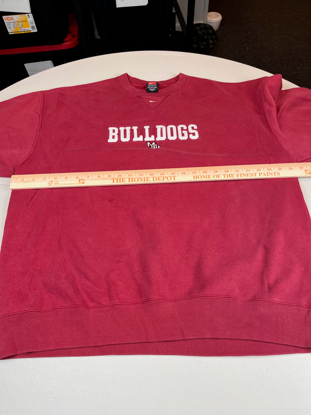 Vintage Nike Center Swoosh Bulldogs Crewneck Sweatshirt