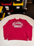 Vintage Oklahoma Sooners Layered Look Mock Neck Sweatshirt