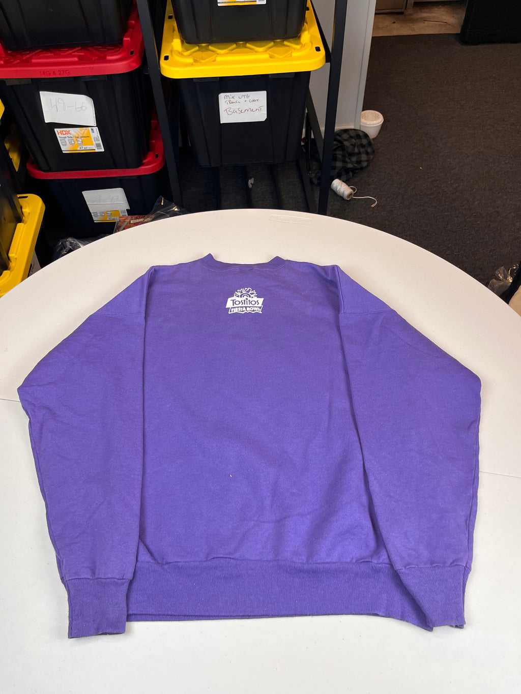 Vintage 1997 Tostitos Fiesta Bowl Showdown In The Sand Sweatshirt