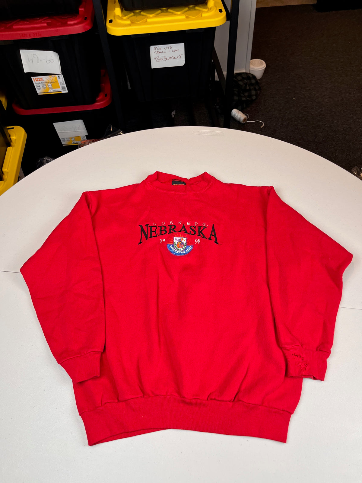 Vintage Nebraska Huskers 1998 FedEx Orange Bowl Sweatshirt