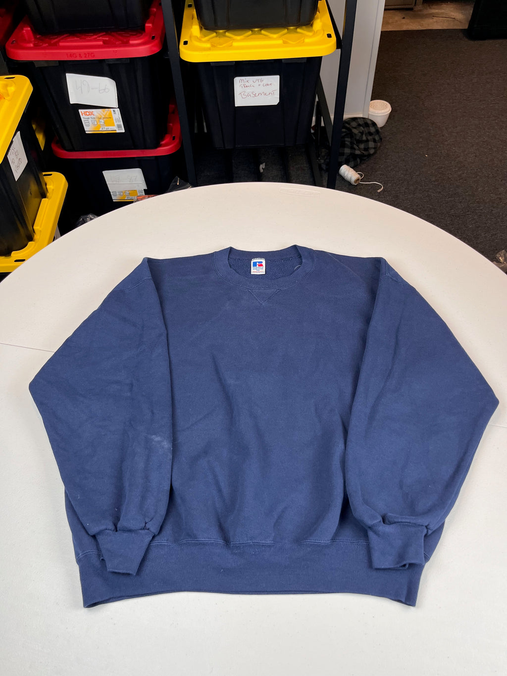 Vintage Russell Athletic Blank Crewneck Sweatshirt