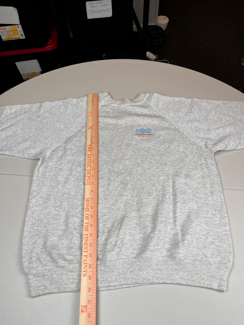 Vintage HBO Embroidered Rainbow Logo Crewneck Sweatshirt