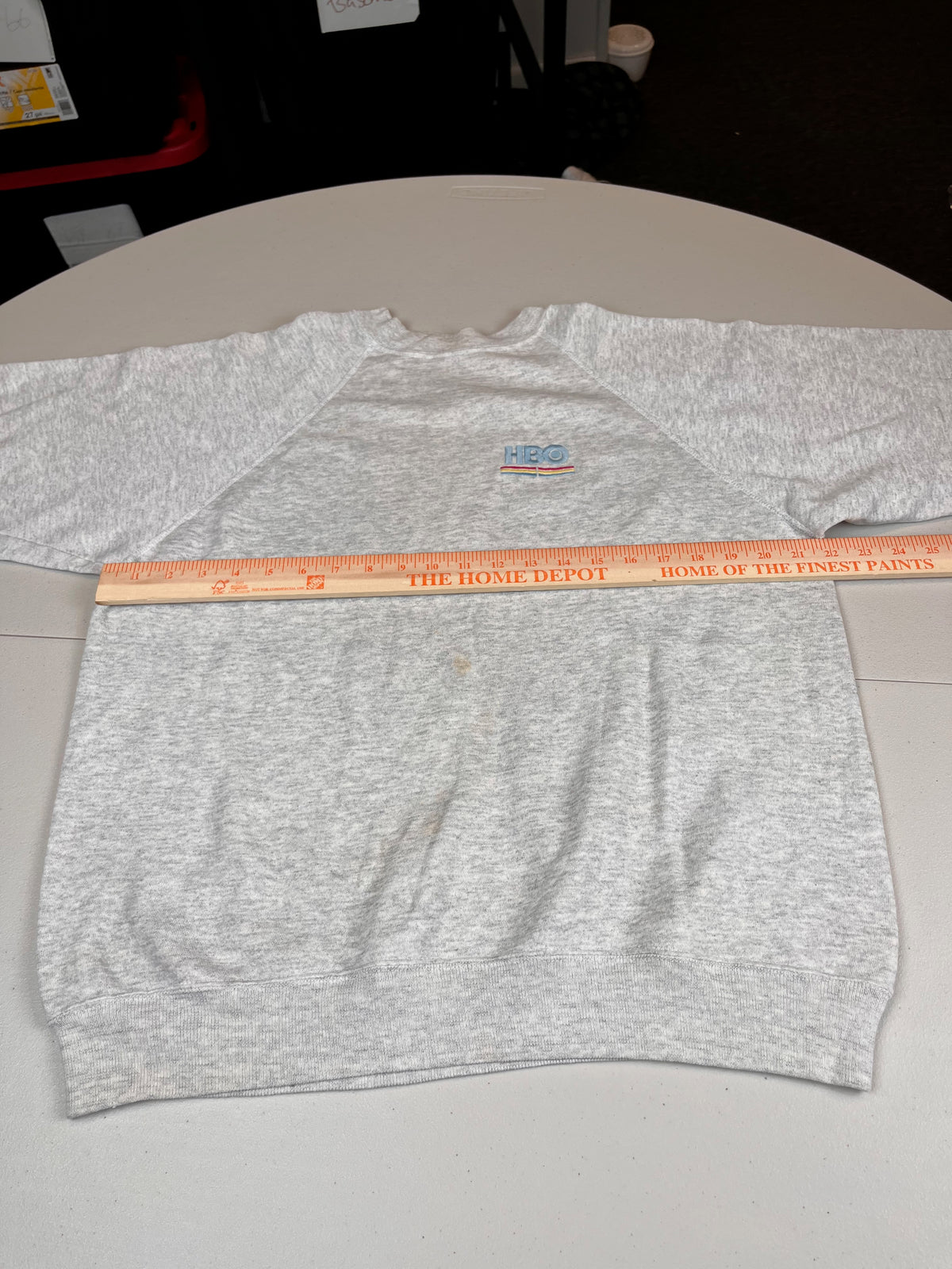 Vintage HBO Embroidered Rainbow Logo Crewneck Sweatshirt
