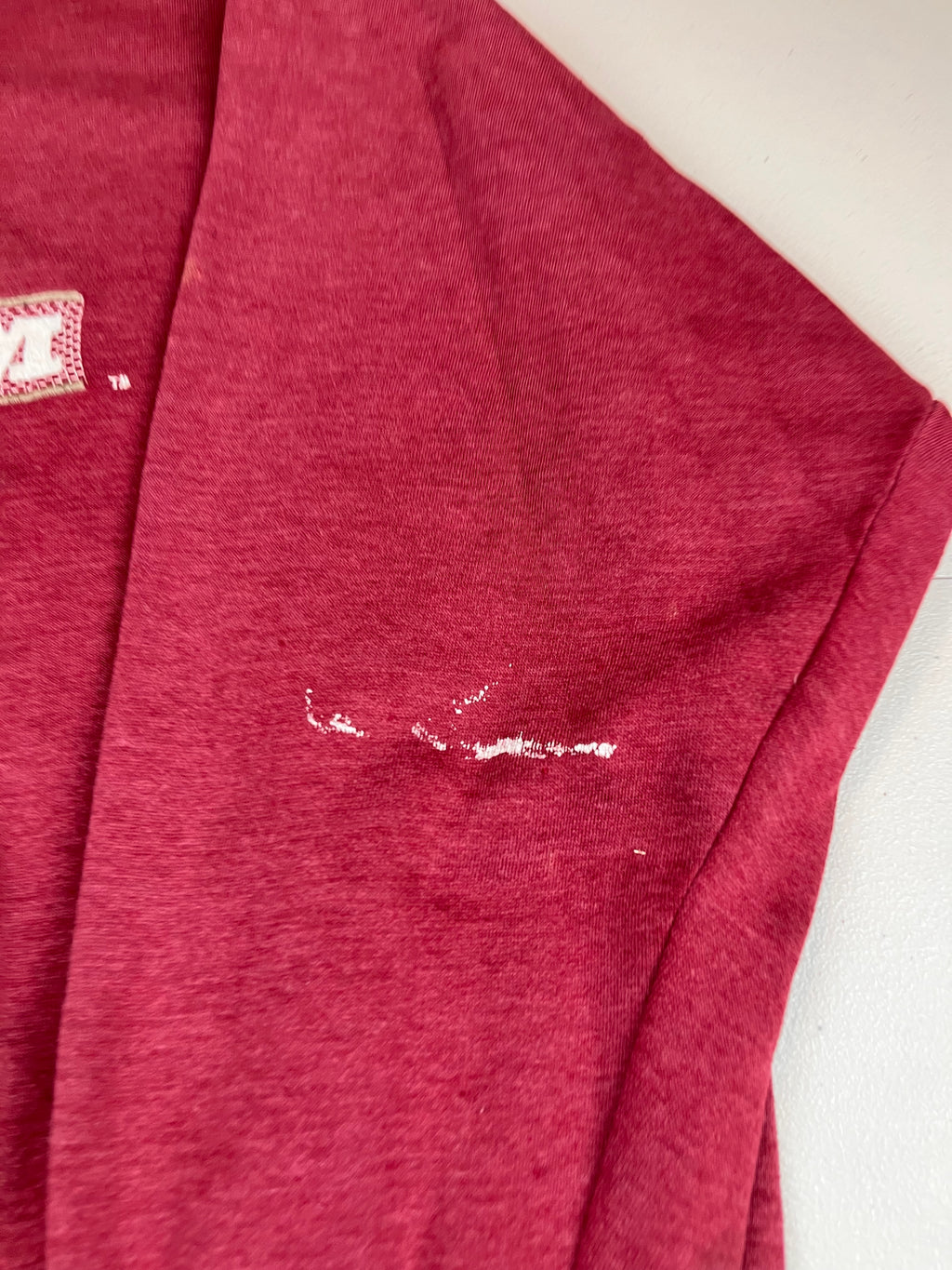 Vintage Texas A&M Aggies Striped Trim Sweatshirt Maroon