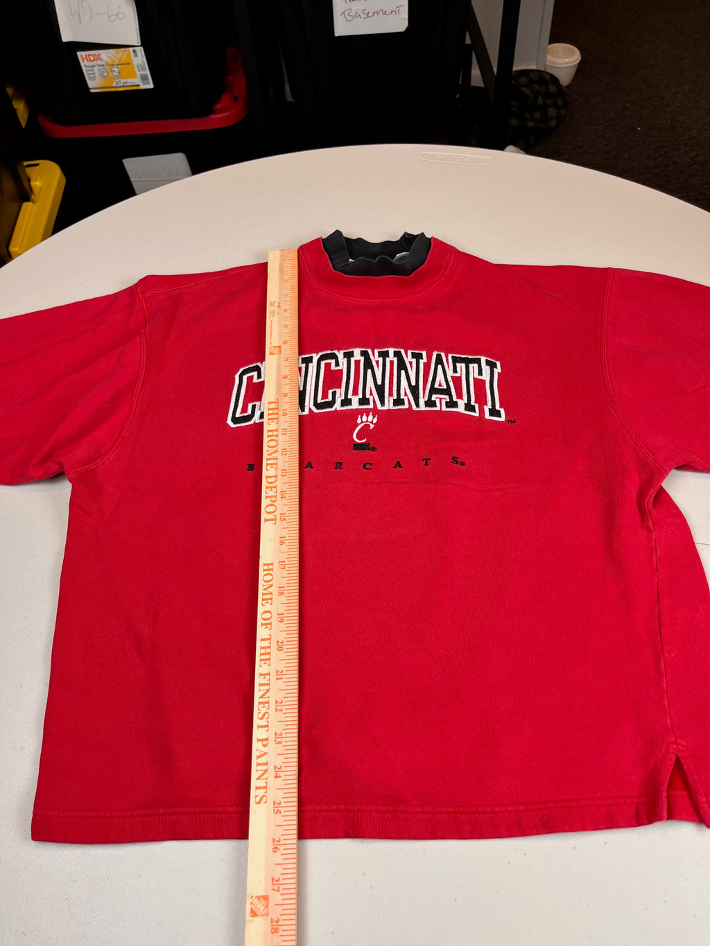 Vintage Cincinnati Bearcats Layered Mock Neck Sweatshirt