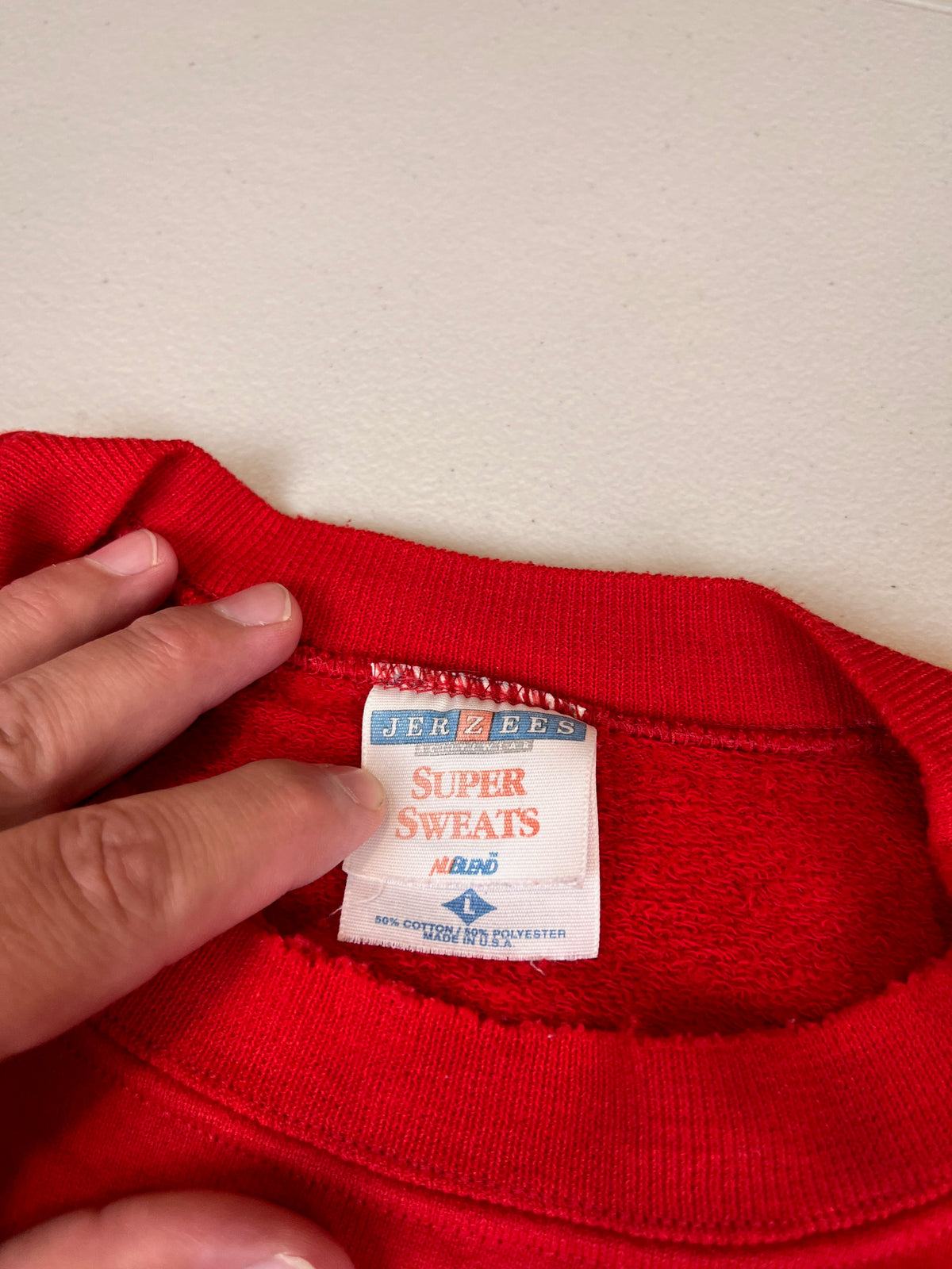 Vintage Nebraska Huskers Spellout Crewneck Sweatshirt