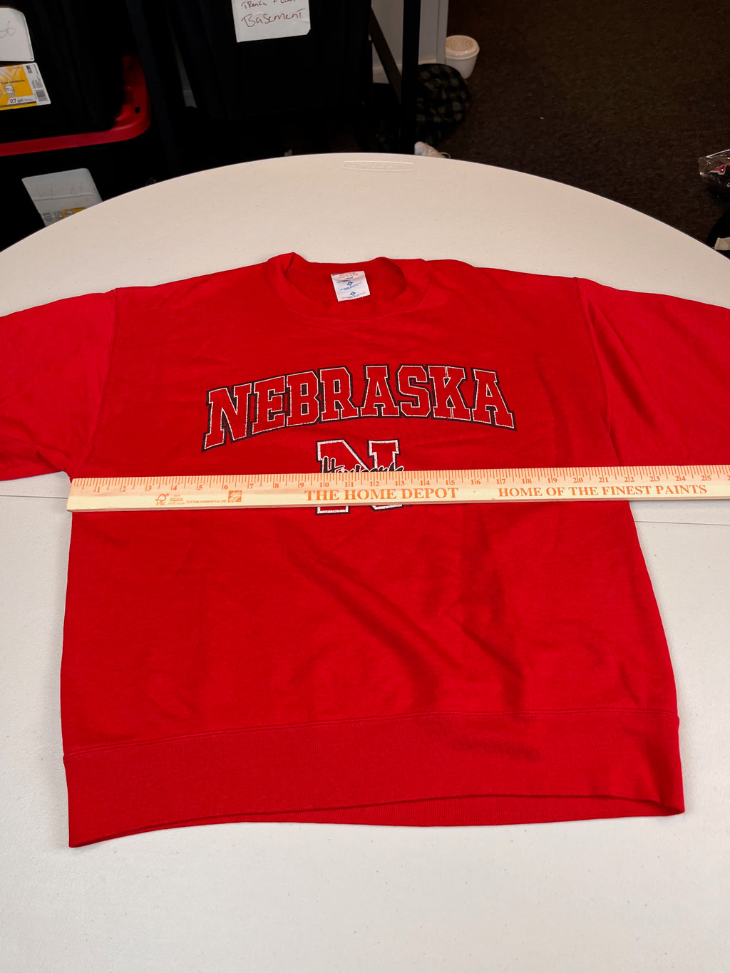 Vintage Nebraska Huskers Spellout Crewneck Sweatshirt