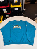 Vintage Jacksonville Jaguars Reebok Crewneck Sweatshirt Teal