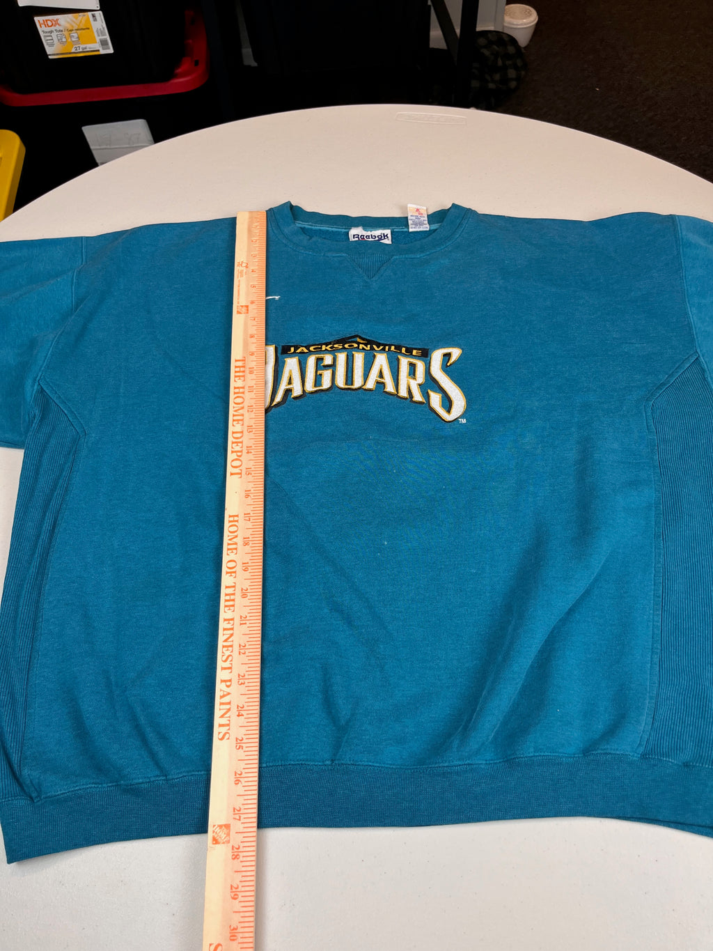 Vintage Jacksonville Jaguars Reebok Crewneck Sweatshirt Teal