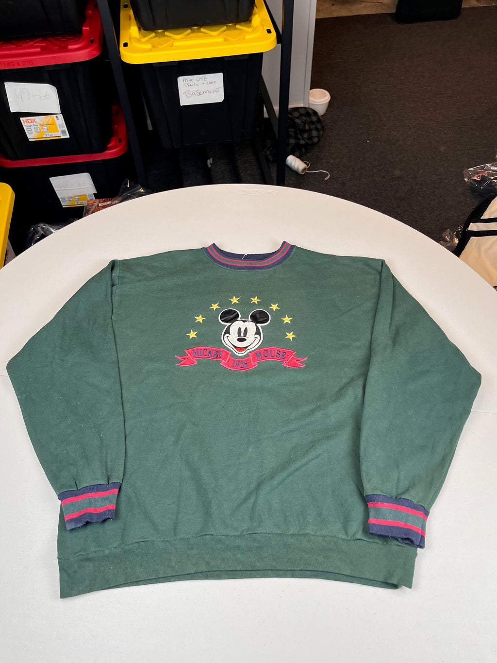Vintage Mickey Mouse 1928 Star Graphic Sweatshirt
