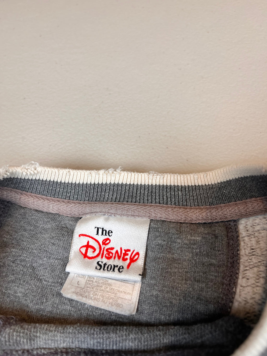 Vintage Disney Cheshire Cat Layered Look Sweatshirt