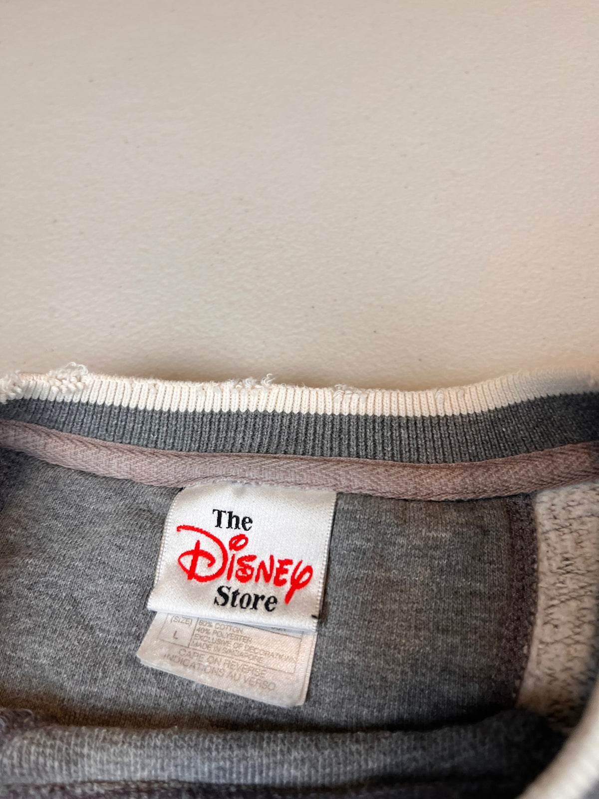 Vintage Disney Cheshire Cat Layered Look Sweatshirt