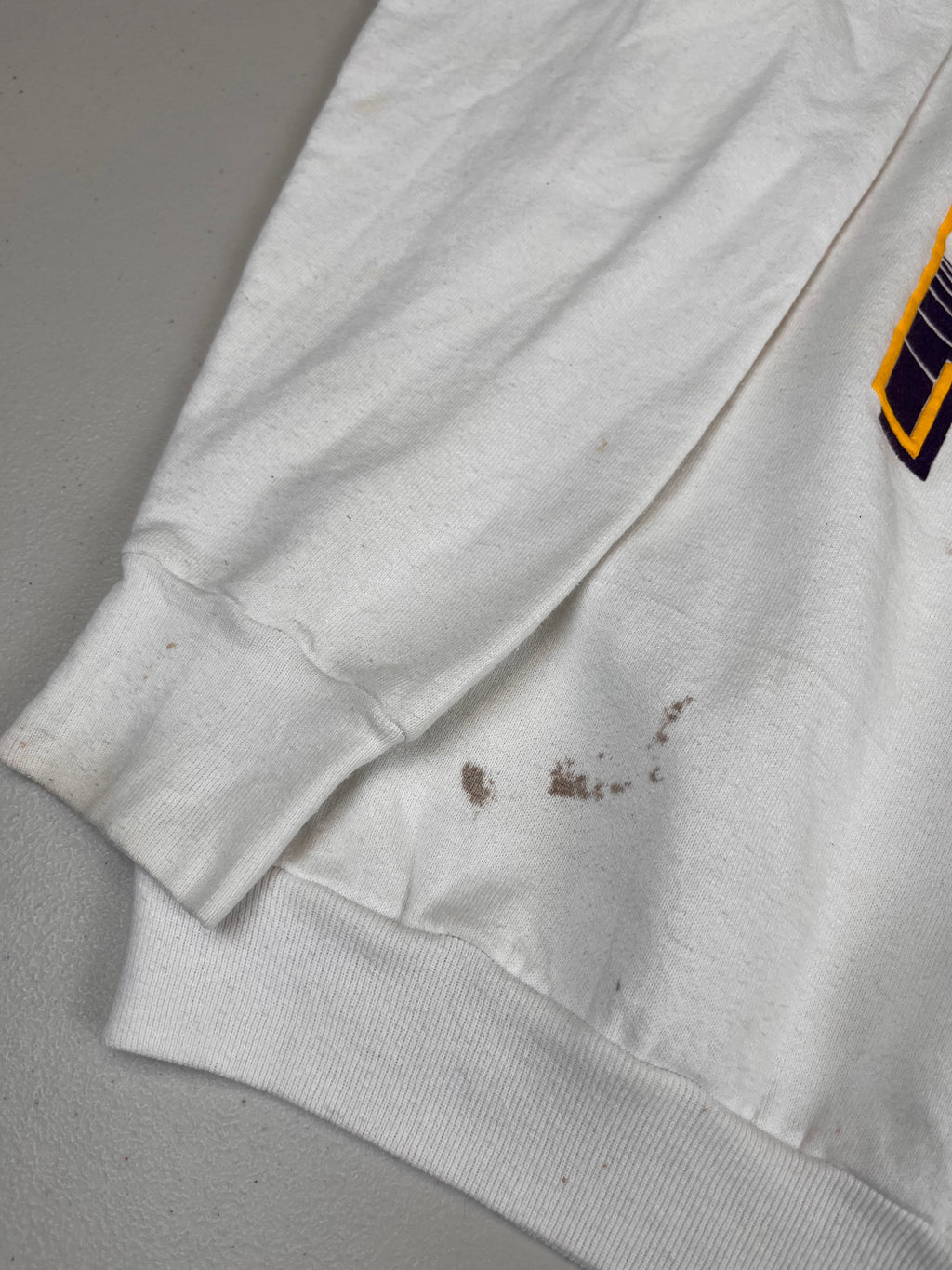 Vintage Minnesota Vikings Purple Power Graphic Sweatshirt