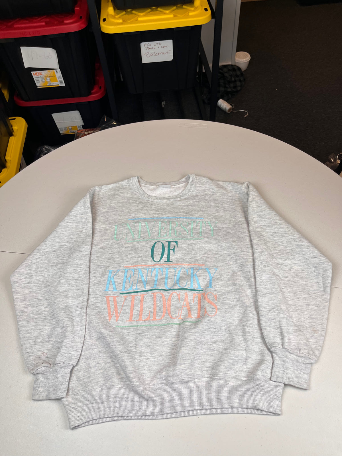 Vintage University of Kentucky Wildcats Pastel Graphic Sweatshirt