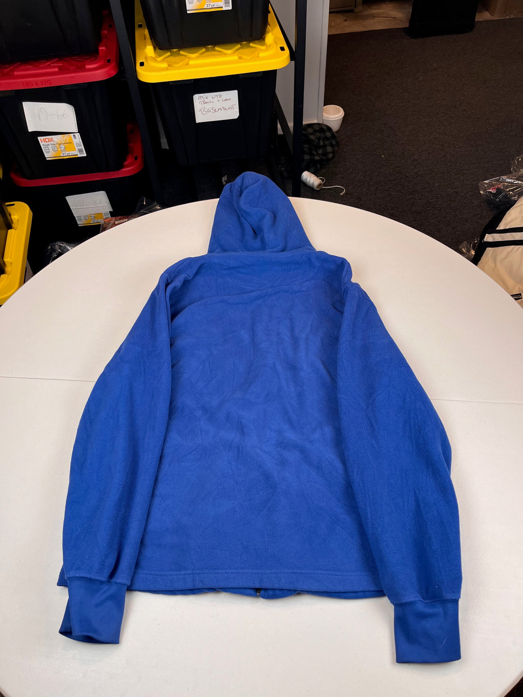 Vintage New York Giants Full-Zip Hoodie Sweatshirt